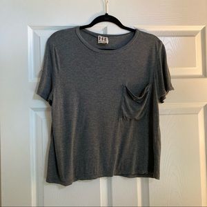 Haute Hippie grey shirt size small